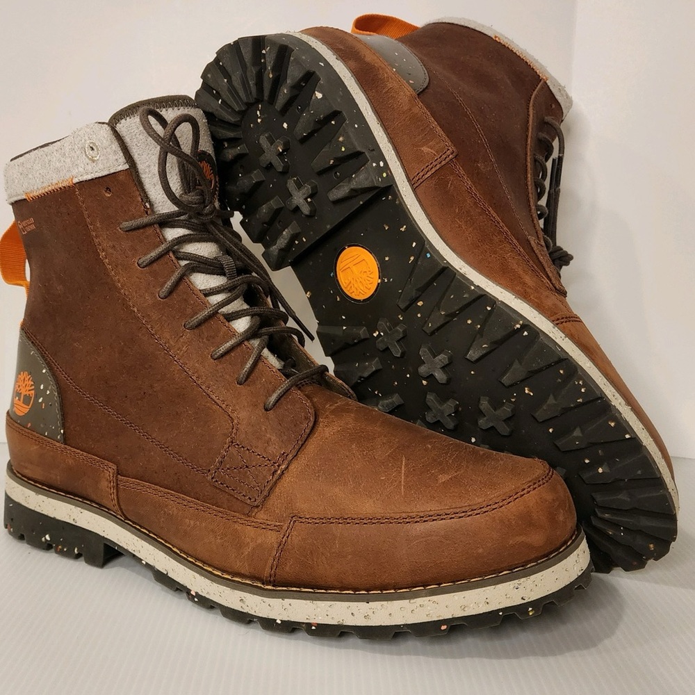 Timberland Timbercycle EK+  Recycled Leather Lace Up Boots A5MZM sz13 NWOT